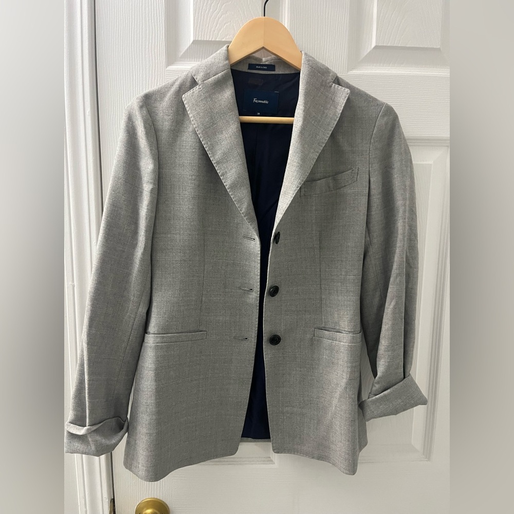 Grey Wool Blazer